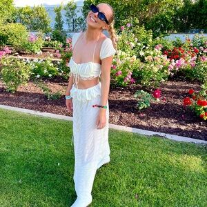 Fait Par Foutch Ivory Marion Skirt